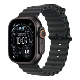 Apple Watch Ultra 3 (2025) Black Case with Black Ocean Band(Черный ремешок) - вид 1