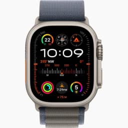 Apple Watch Ultra 2 (2024) Titanium Case with Blue Alpine loop(Синий ремешок) - вид 1