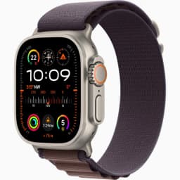 Apple Watch Ultra 2 (2024) Titanium Case with Indigo Alpine loop(Фиолетовый ремешок) - вид 2
