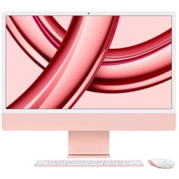 Apple iMac 24" Retina 4,5K, M3 (8C CPU, 8C GPU, 2023), 8 ГБ, 256 ГБ SSD, розовый (MQRD3) - вид 1