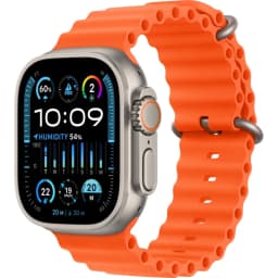 Apple Watch Ultra 2 (2024) Titanium Case with Orange Ocean Band(Оранжевый ремешок) - вид 2